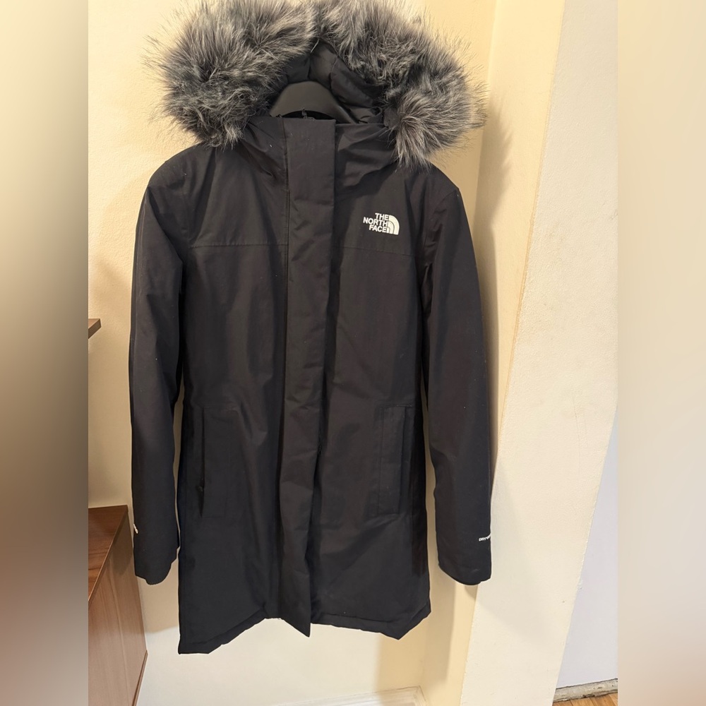 The North Face Arctic Down Parka with Faux Fur Trim (waterproof 600 fill down)